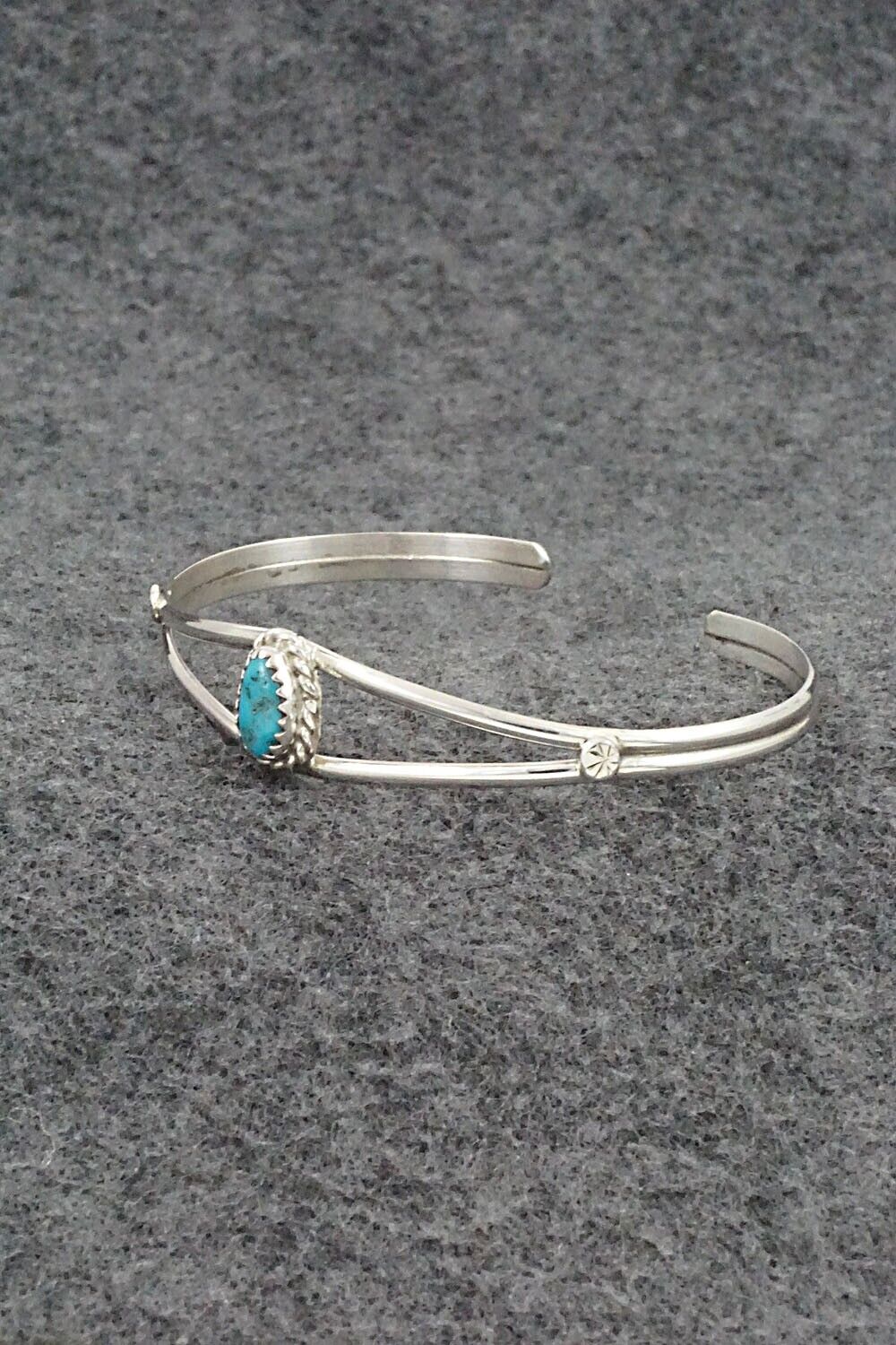 Turquoise & Sterling Silver Bracelet - Elton Cadman