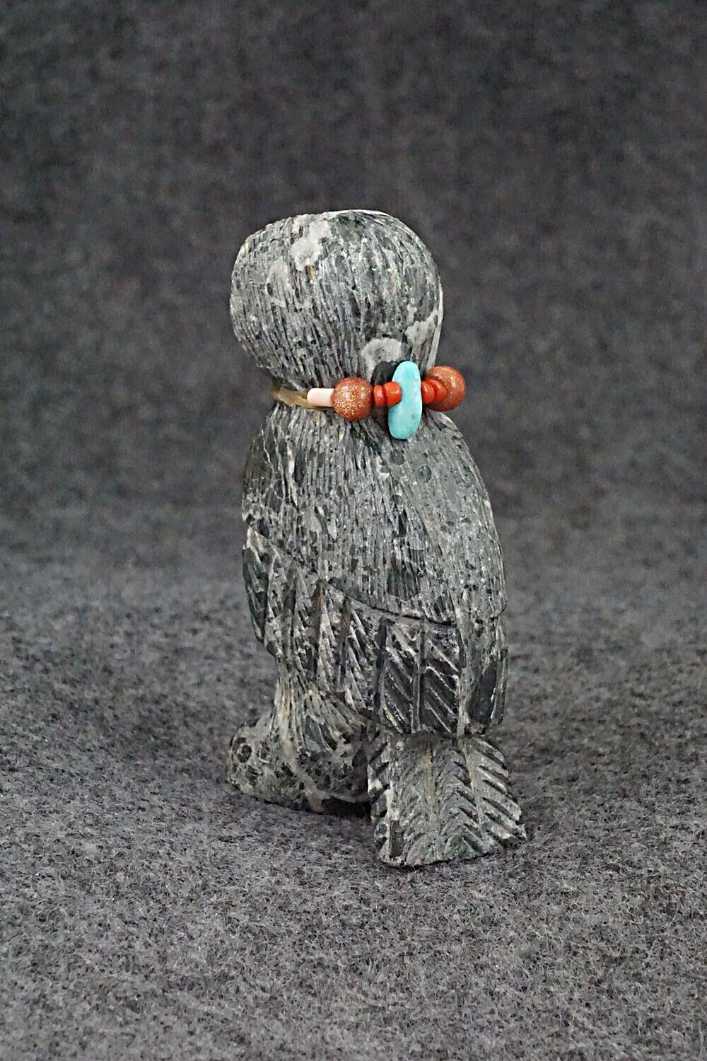 Owl Zuni Fetish Carving - Douglas Martza