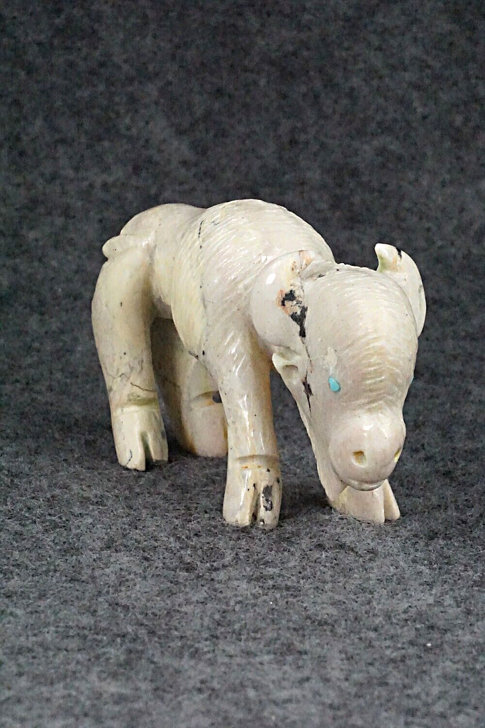 Buffalo Zuni Fetish Carving - Jonas Hustito