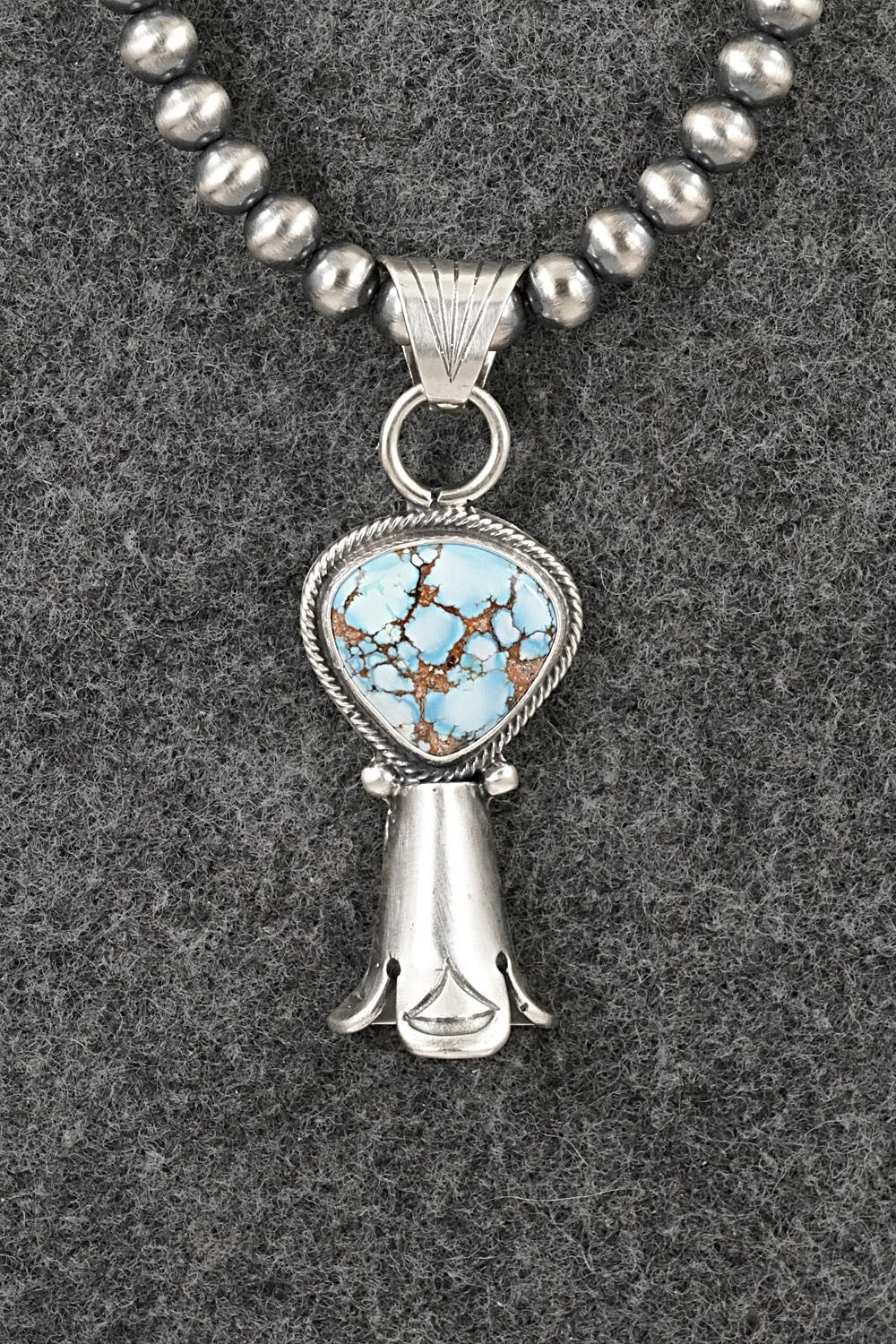 Turquoise & Sterling Silver Necklace - Sharon McCarthy