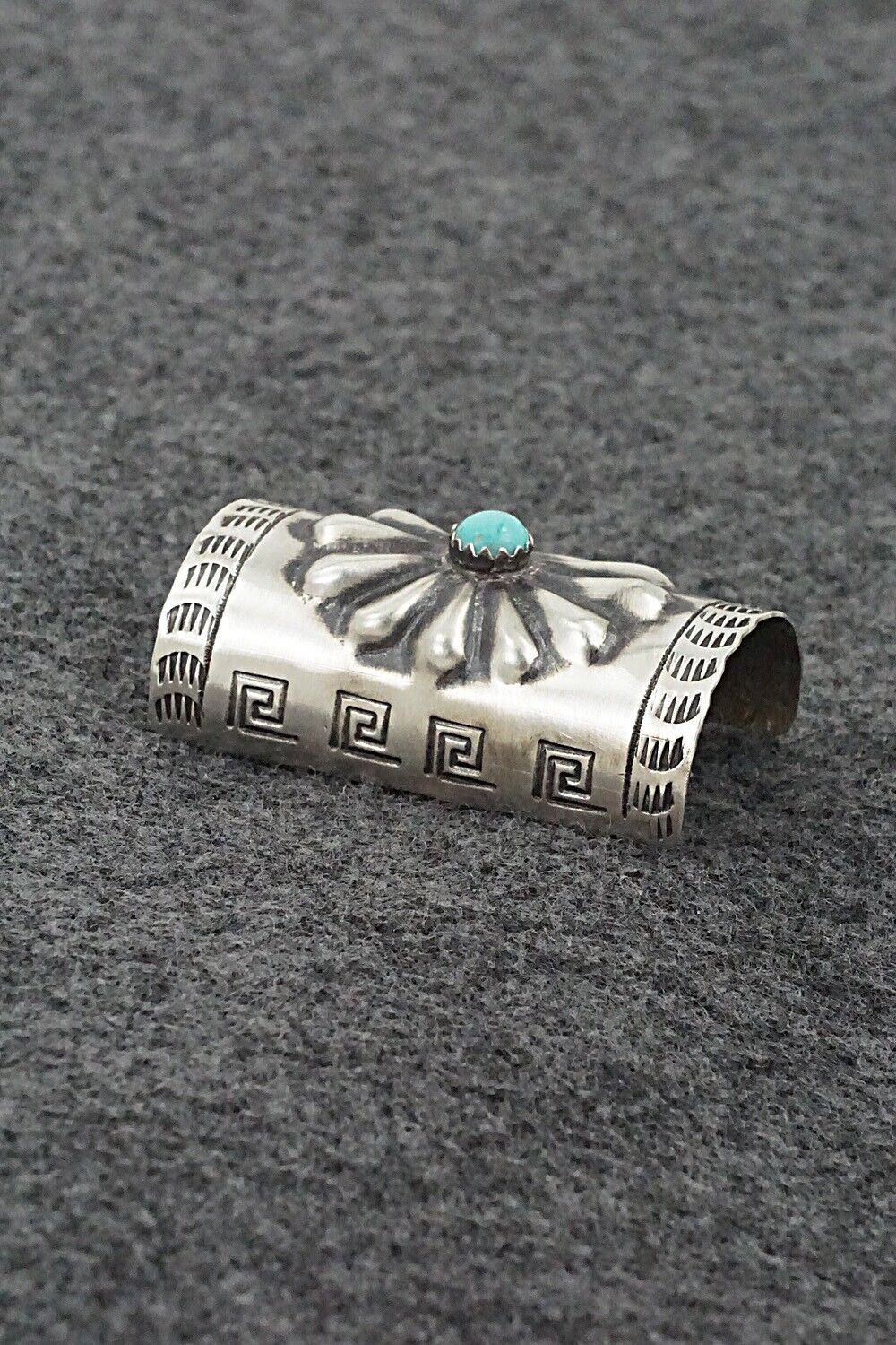 Turquoise & Sterling Silver Hair Pin - Arlene Soce