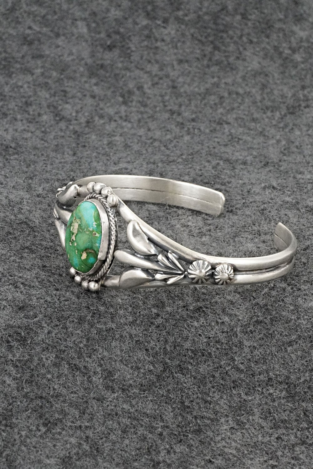 Turquoise & Sterling Silver Bracelet - Bobby Platero