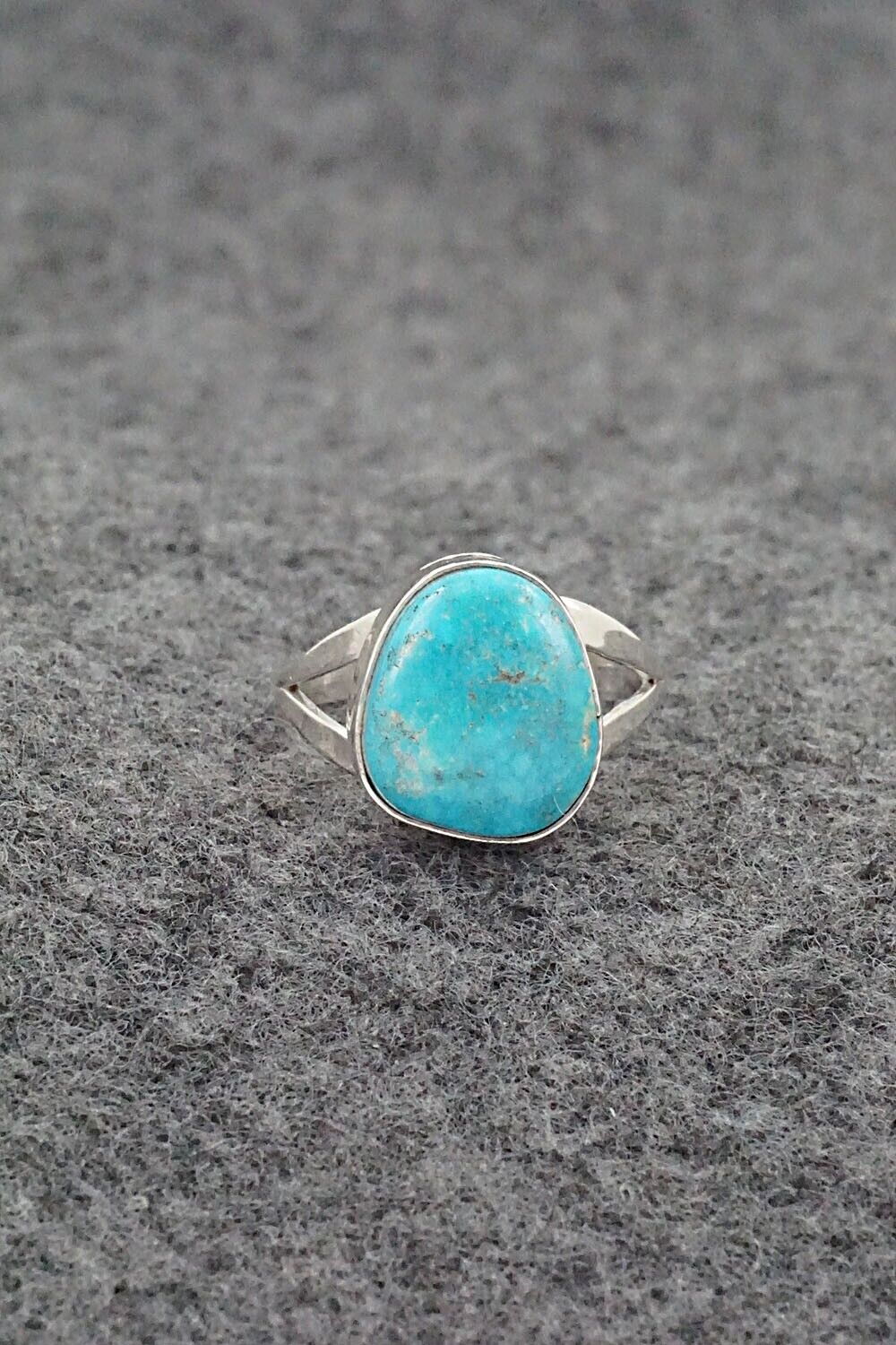 Turquoise & Sterling Silver Ring - Theresa Smith - Size 5.5
