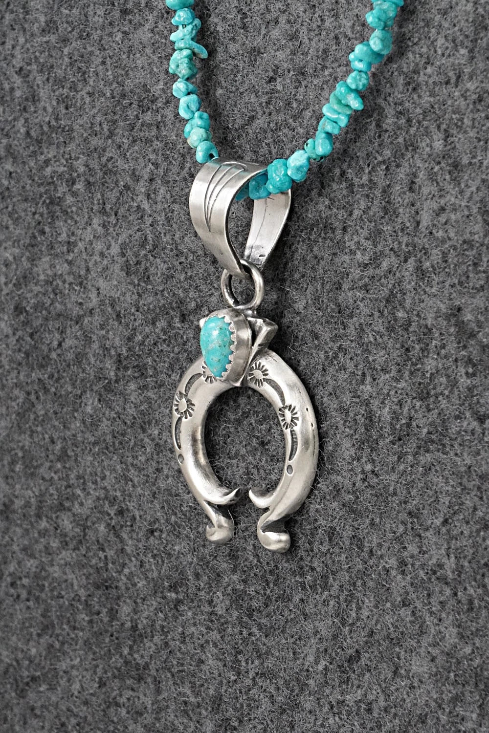 Turquoise & Sterling Silver Necklace - Sharon McCarthy