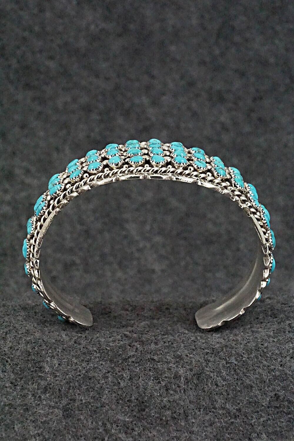 Turquoise & Sterling Silver Bracelet - Tina Jones