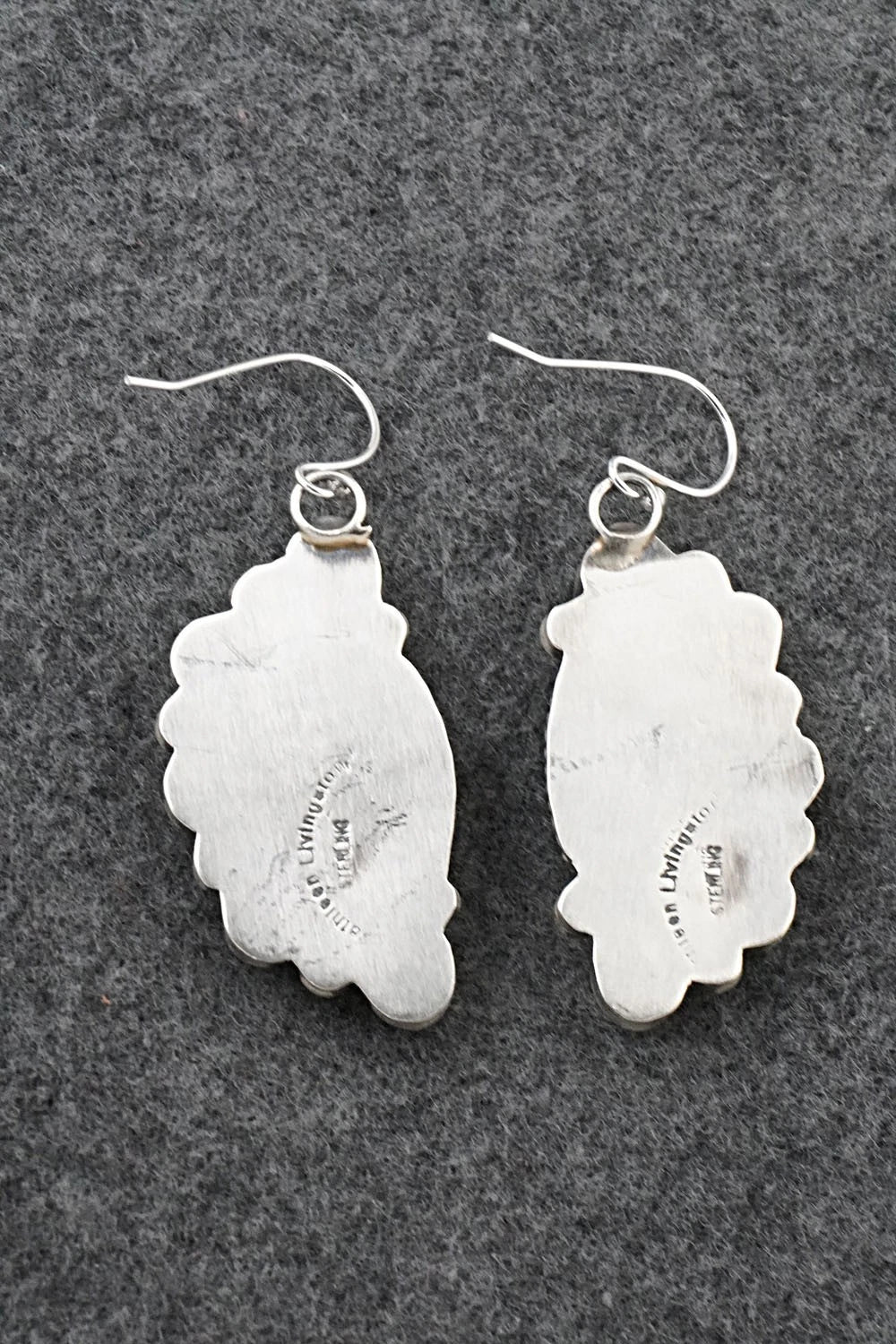 Turquoise & Sterling Silver Earrings - Kathleen Livingston