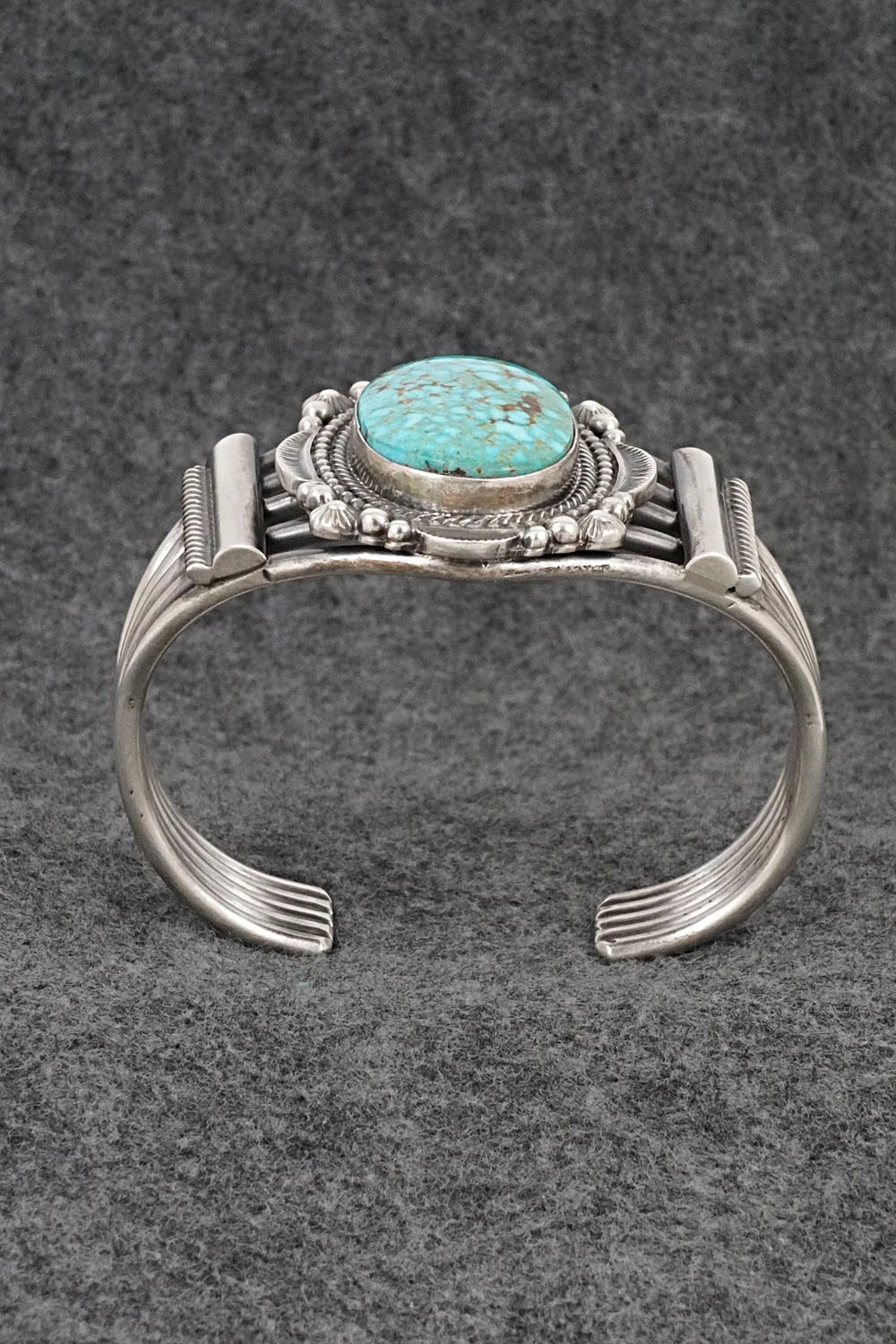 Turquoise & Sterling Silver Bracelet - Tom Lewis