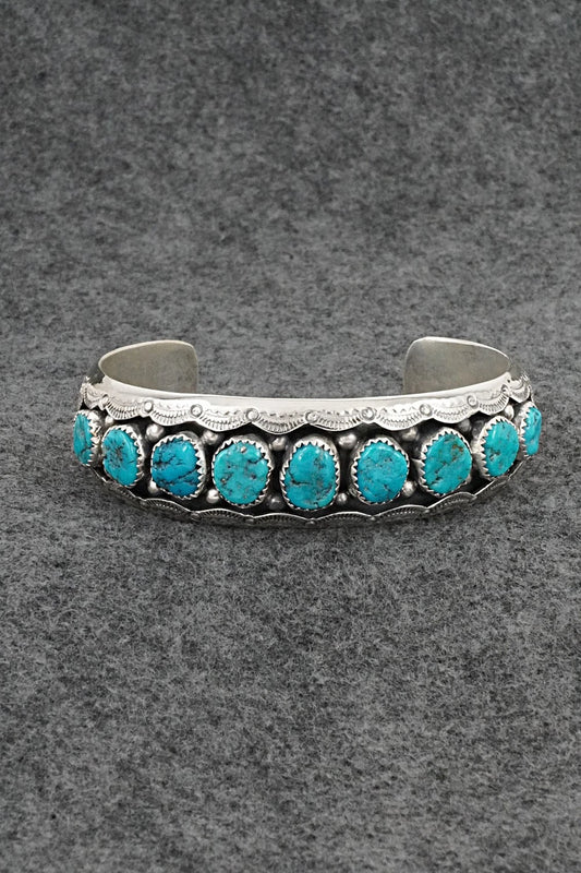 Turquoise & Sterling Silver Bracelet - Wilbert Muskett Sr.