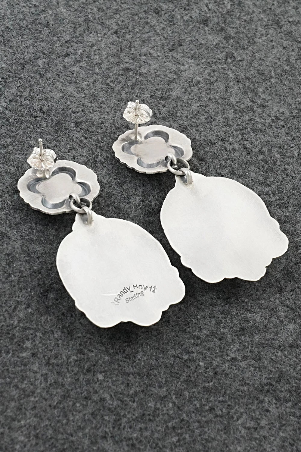 Turquoise & Sterling Silver Earrings - Randy Boyd