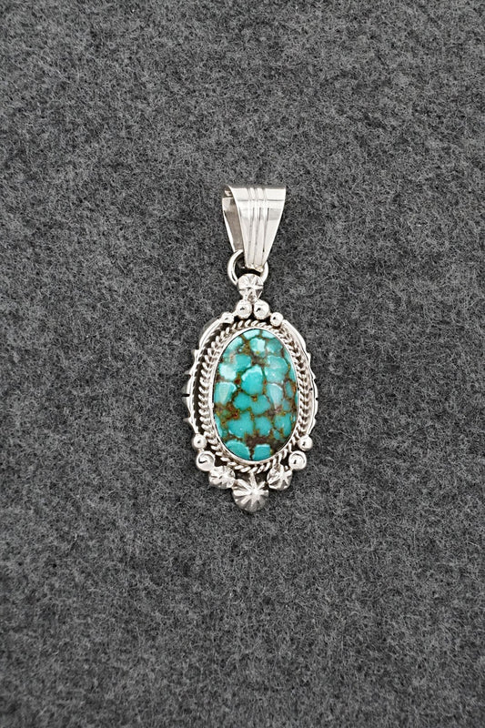 Turquoise & Sterling Silver Pendant - Daniel Benally