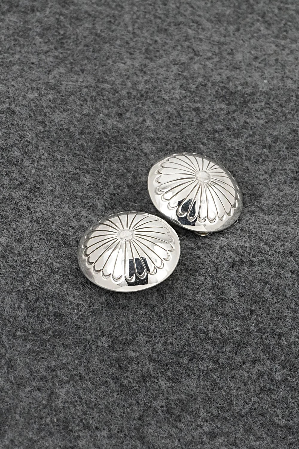 Sterling Silver Earrings - Marie Yazzie