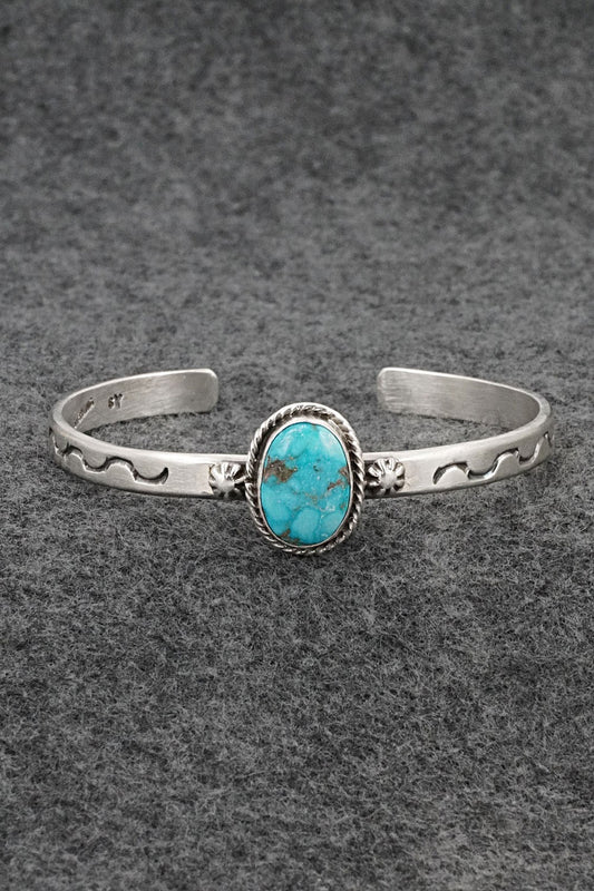 Turquoise & Sterling Silver Bracelet - Samuel Yellowhair