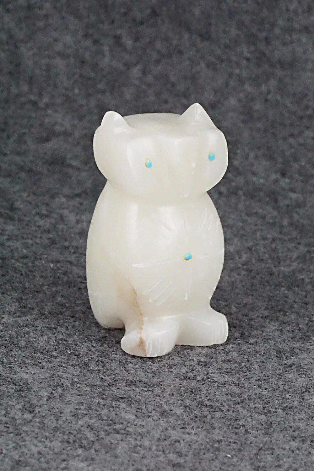 Owl Zuni Fetish Carving - Alex Tsethlikai