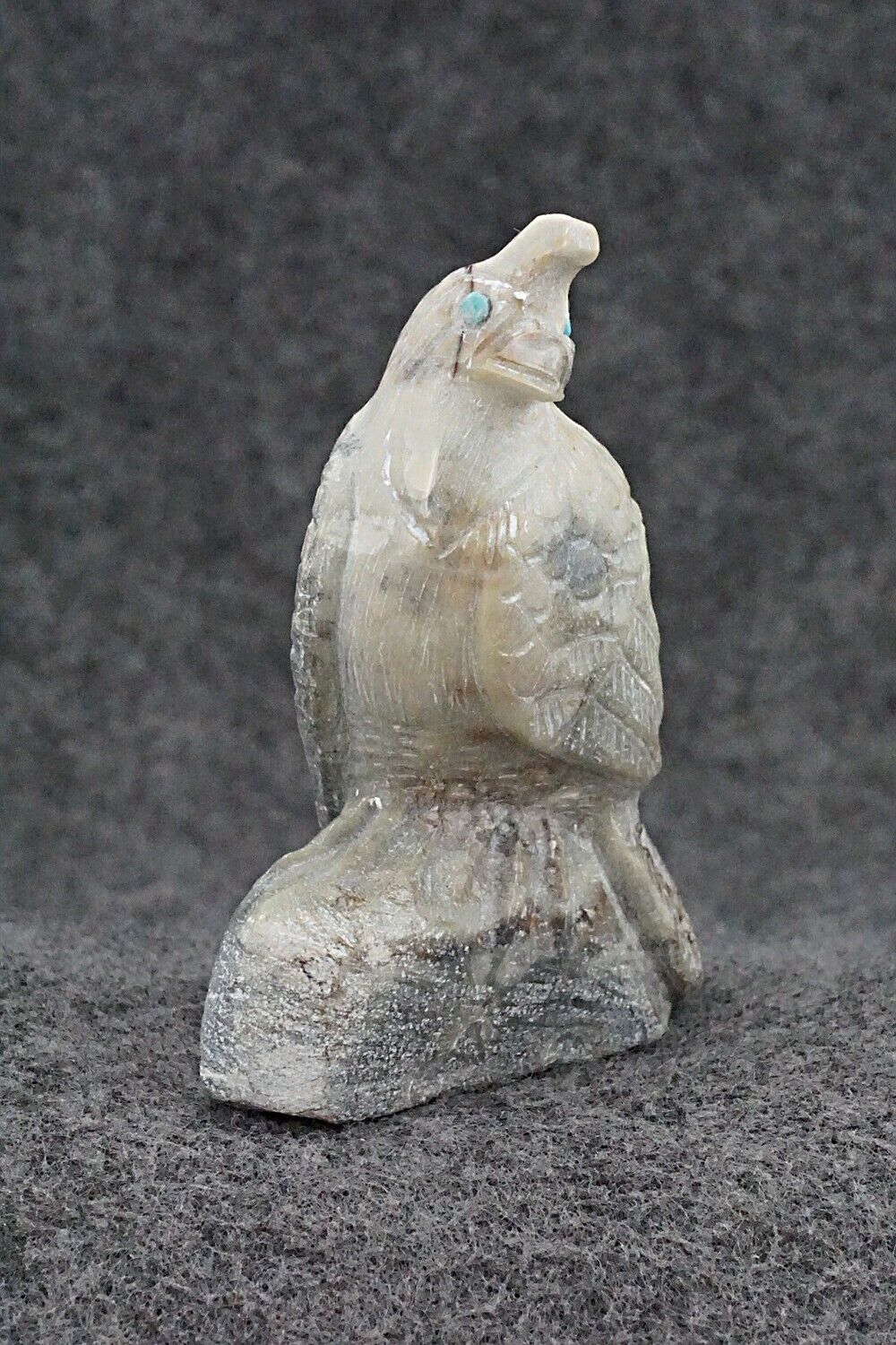Quail Zuni Fetish Carving - Derrick Kaamasee