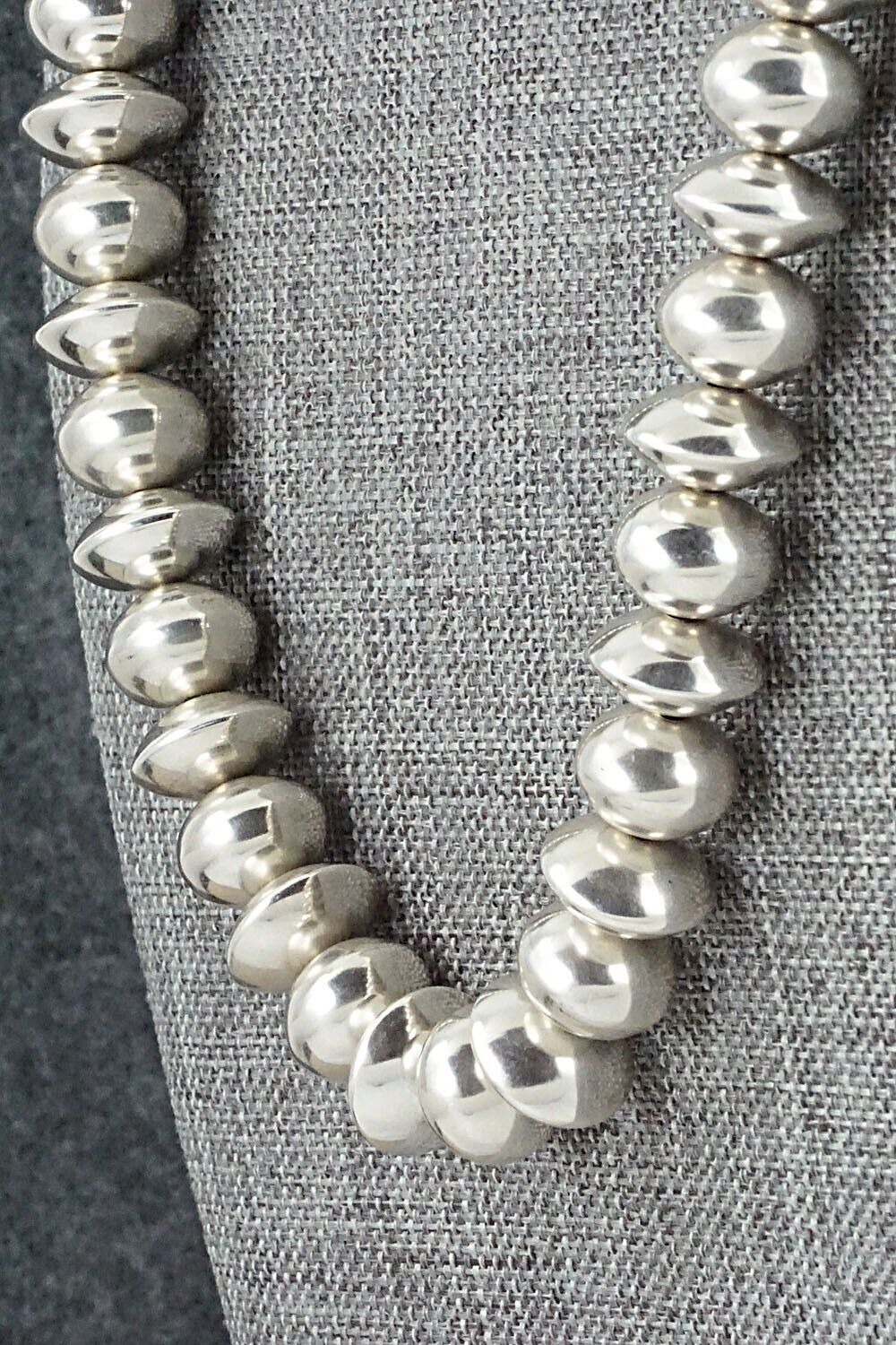 Sterling Silver Navajo Pearl Necklace - Bryannen Halwood