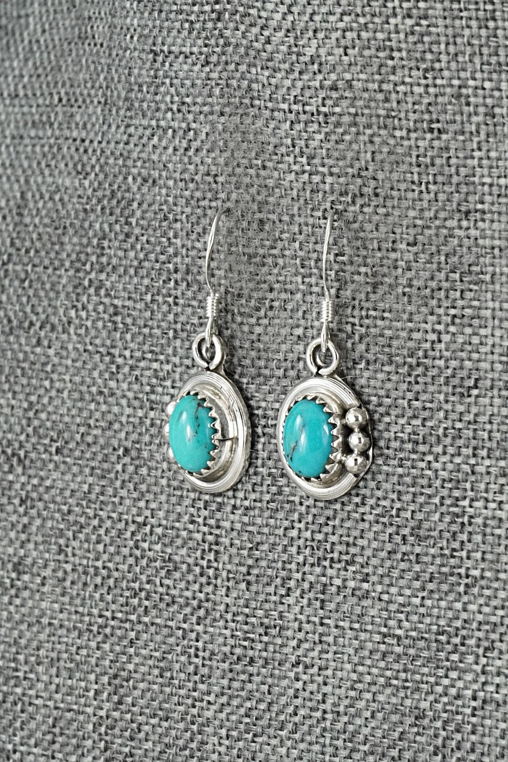 Turquoise & Sterling Silver Earrings - Rita Largo