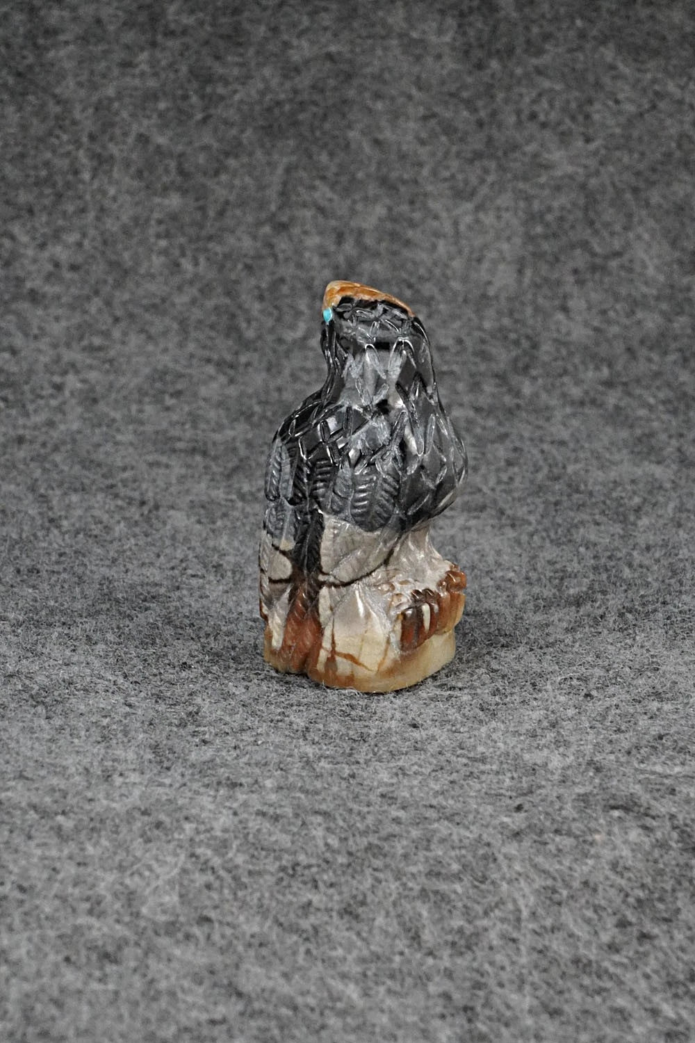 Eagle Zuni Fetish Carving - Randy Lucio