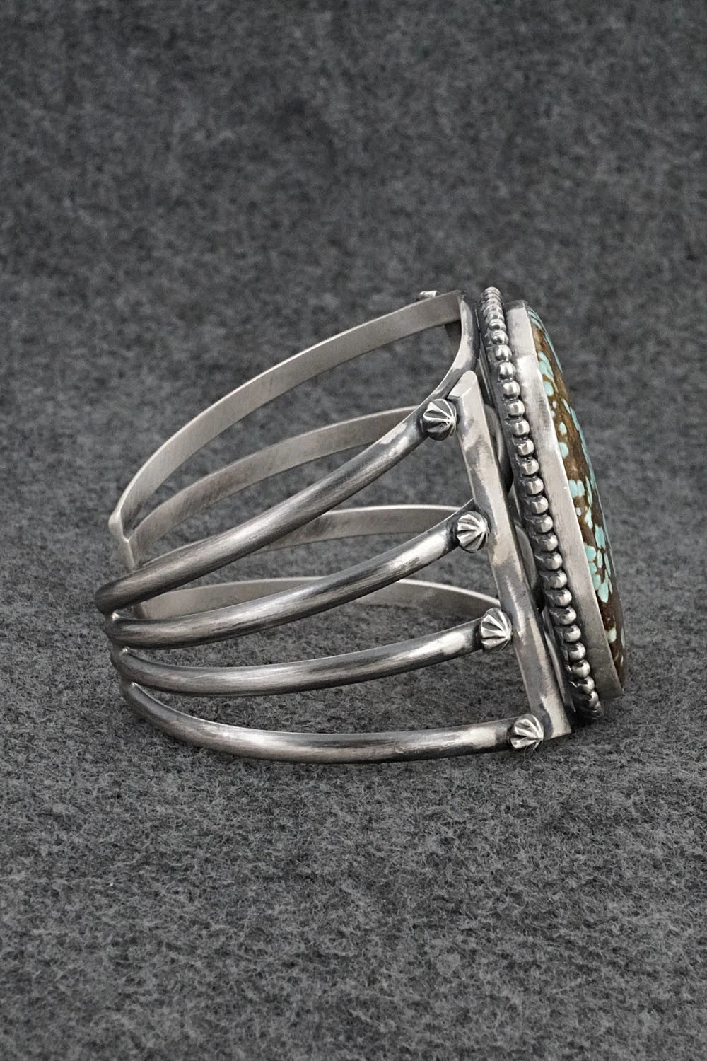 Turquoise & Sterling Silver Bracelet - Mark Yazzie