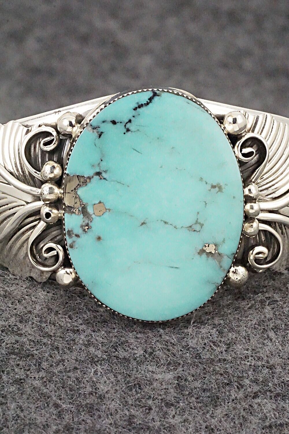 Turquoise & Sterling Silver Bracelet - Gilbert Smith