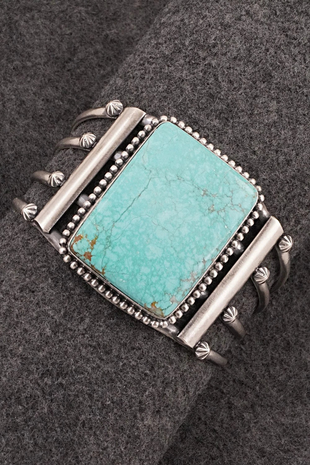 Turquoise & Sterling Silver Bracelet - Mark Yazzie