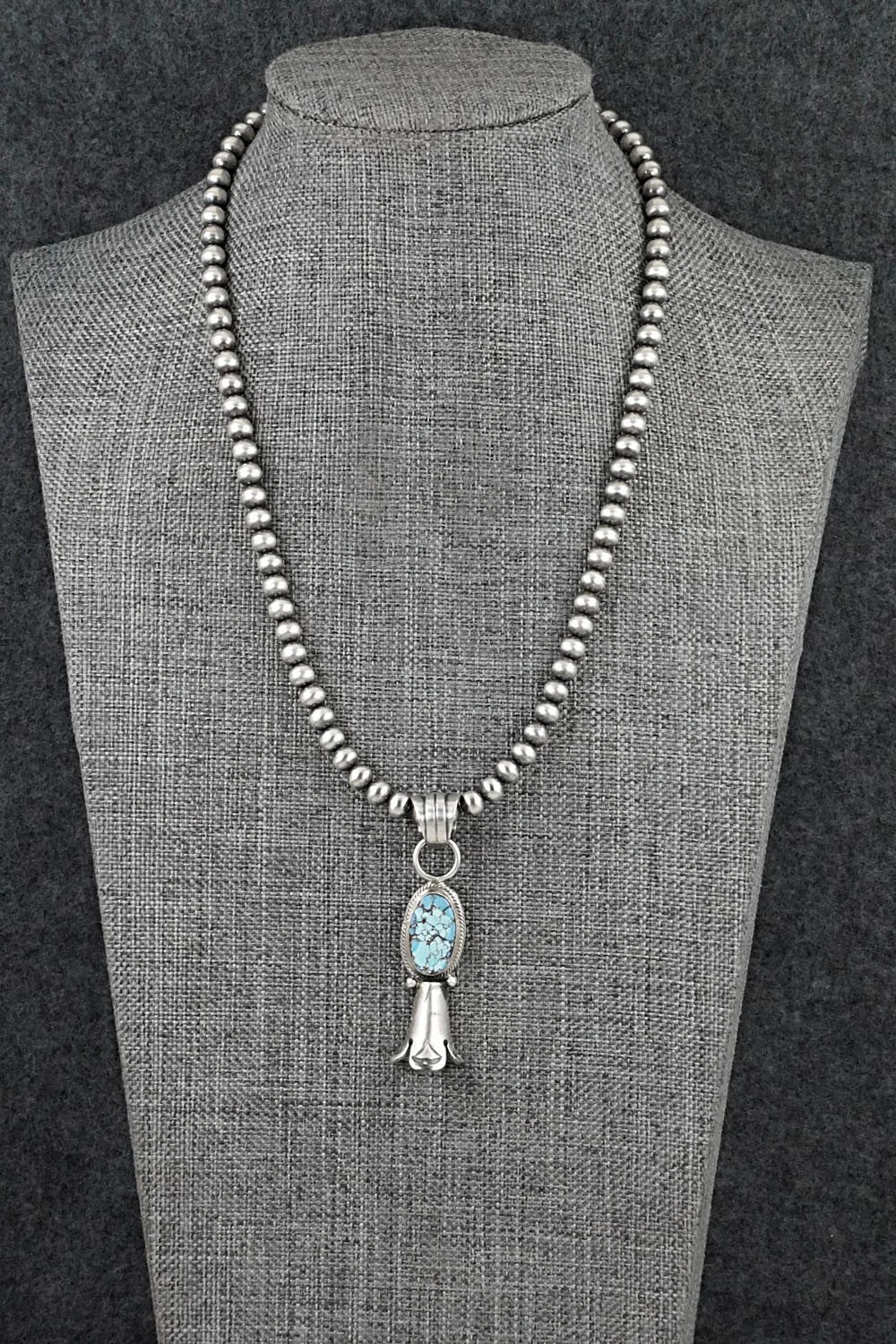 Turquoise & Sterling Silver Necklace - Sharon McCarthy