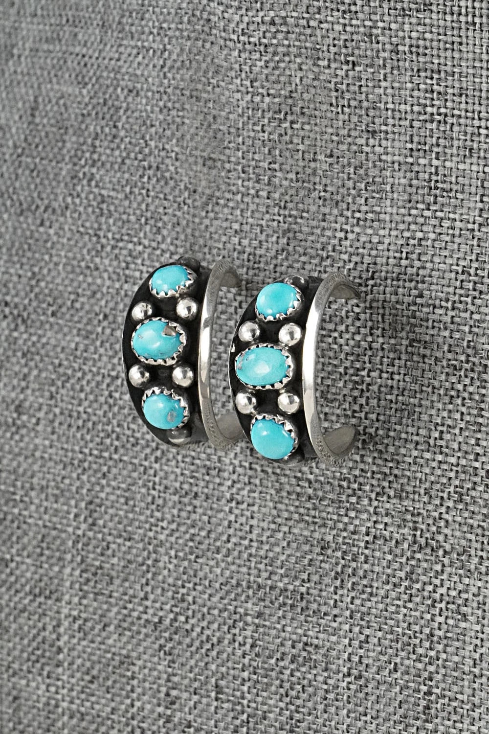 Turquoise & Sterling Silver Earrings - Paul Largo