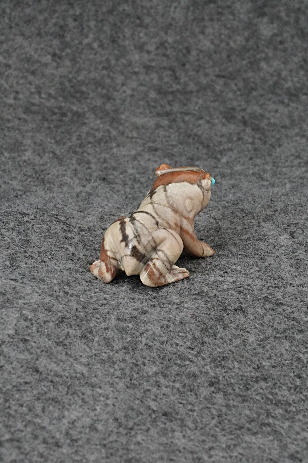 Frog Zuni Fetish Carving - Lance Cheama