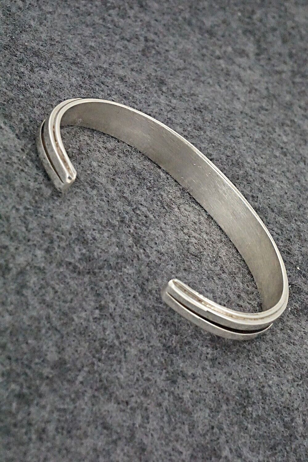 Multi-Stone & Sterling Silver Inlay Bracelet - Wilbert Muskett Jr.