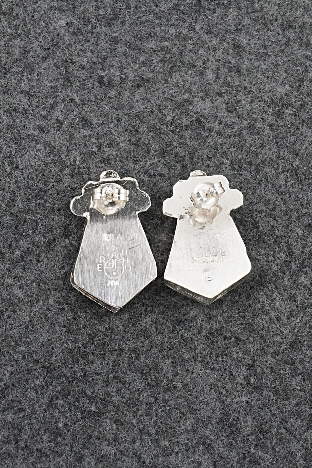 Multi-Stone Inlay & Sterling Silver Earrings - Ola Eriacho
