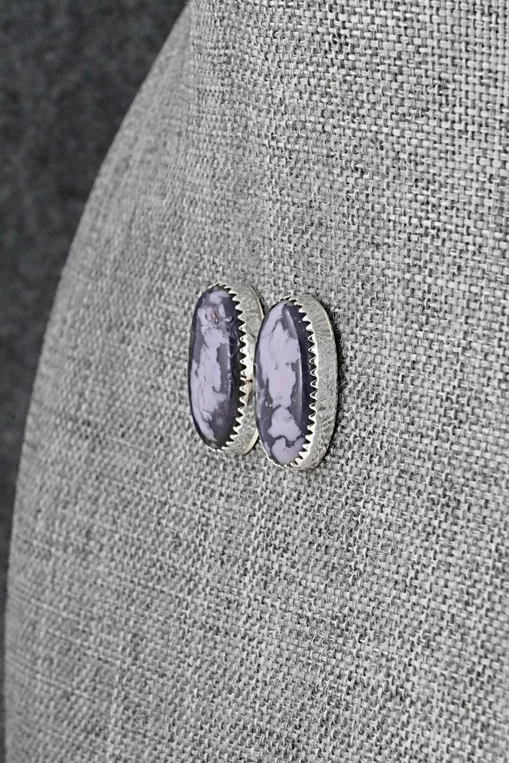 Morado & Sterling Silver Earrings - Murray Hannaweeka