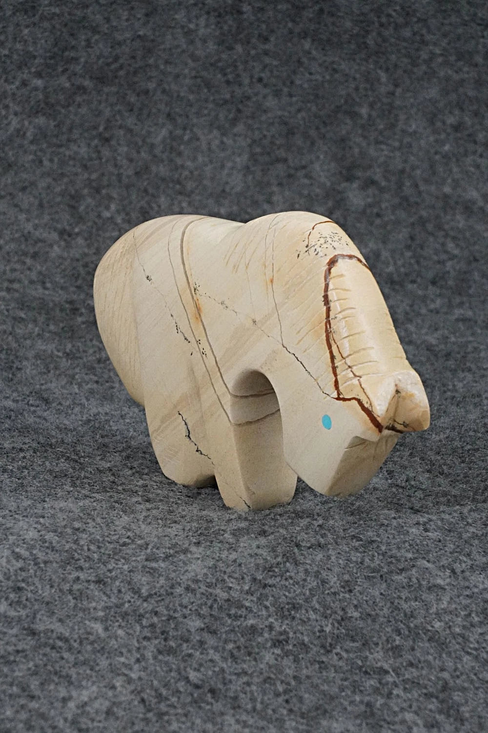 Horse Zuni Fetish Carving - Kenric Laiwakete