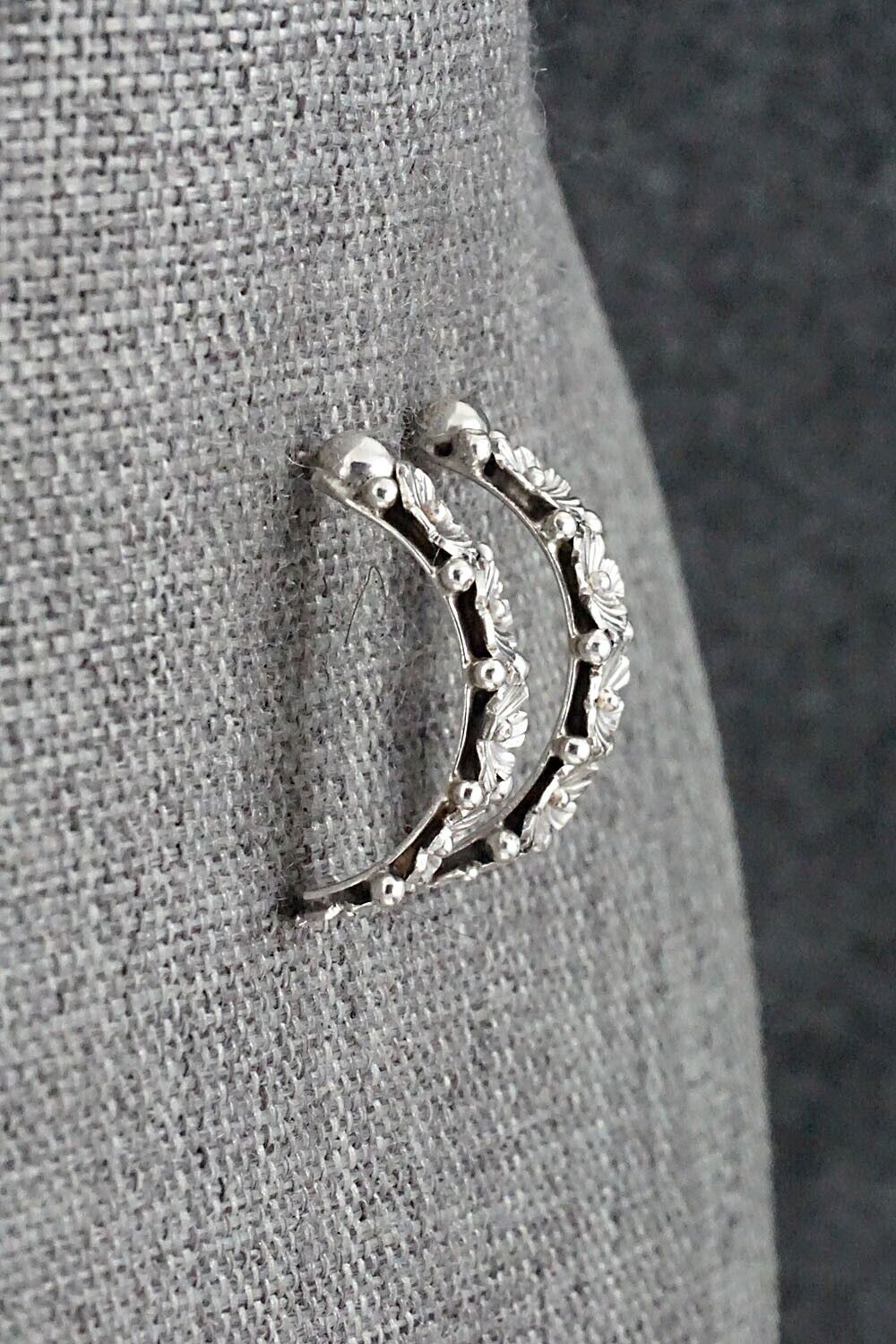 Sterling Silver Hoop Earrings - Rita Montoya