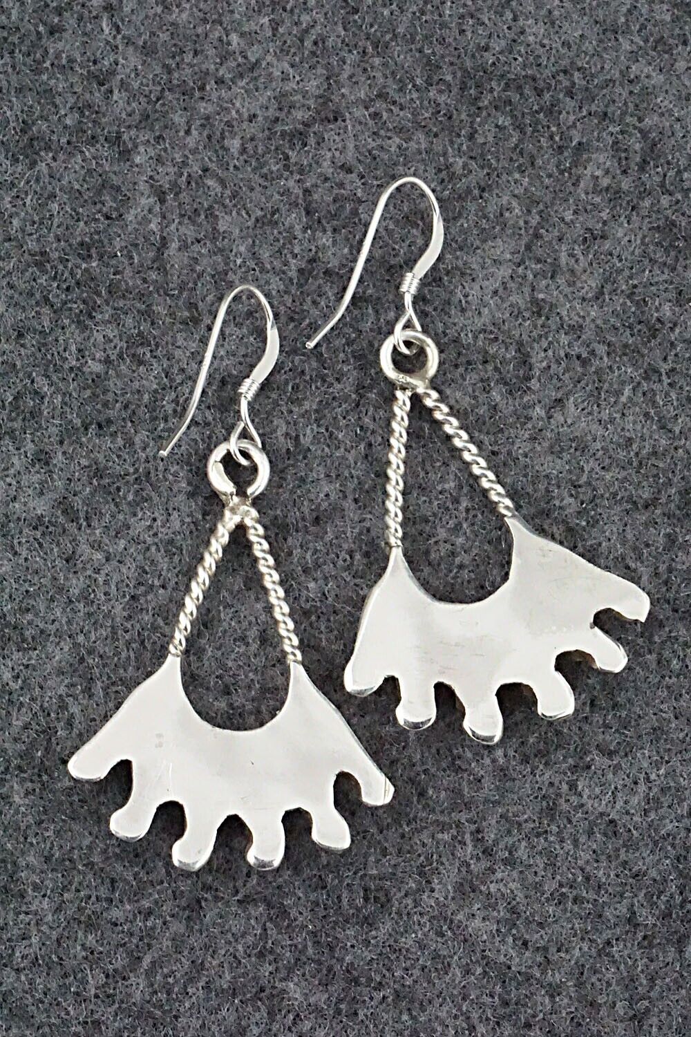 Coral & Sterling Silver Necklace and Earrings Set - Vangie Tsabetsaye