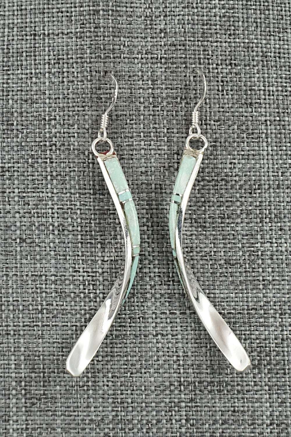 Turquoise & Sterling Silver Earrings - Terrance Panteah