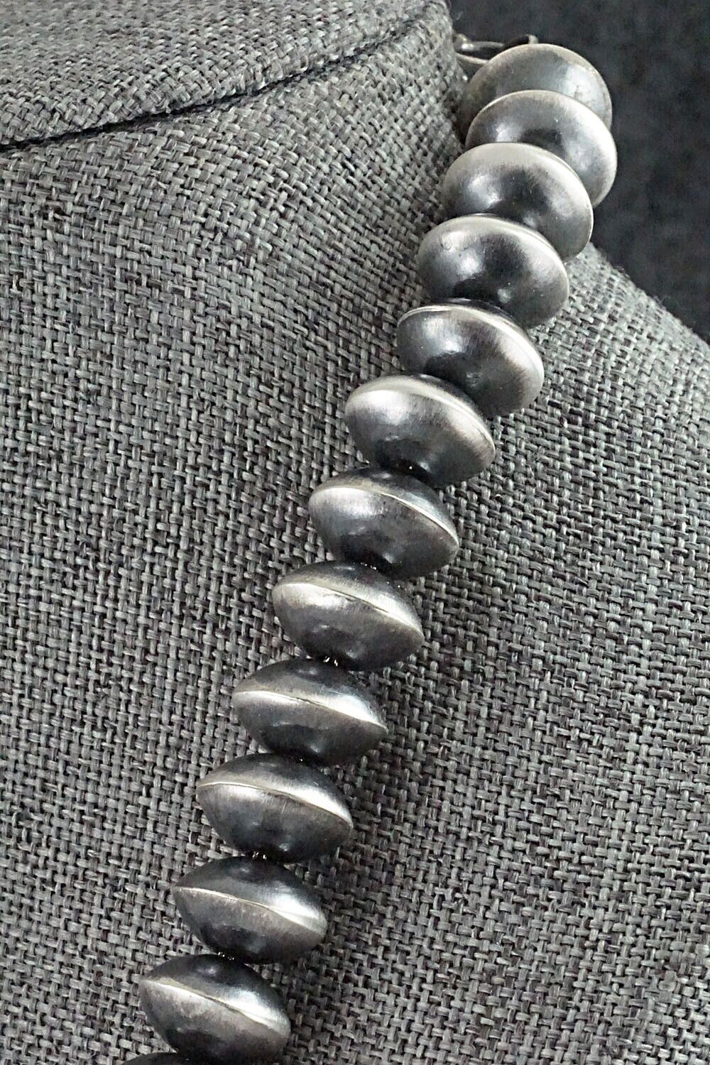 Sterling Silver Navajo Pearl Necklace 20" - Presley Haley