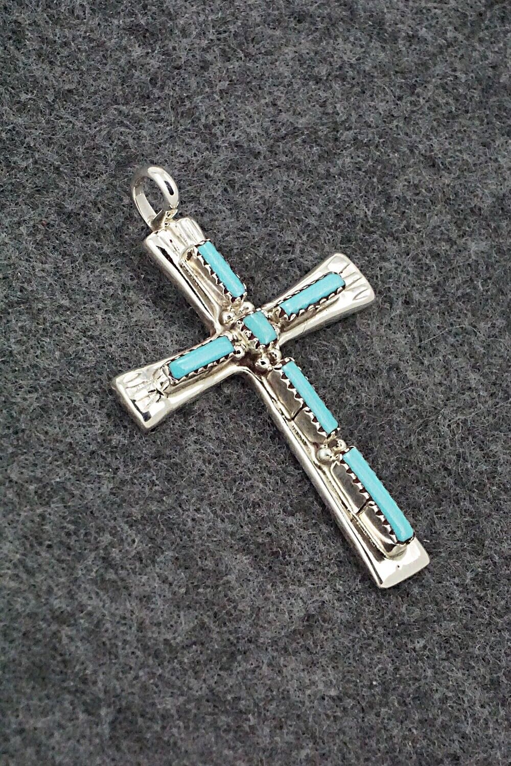 Turquoise and Sterling Silver Pendant - Brian Kaskalla