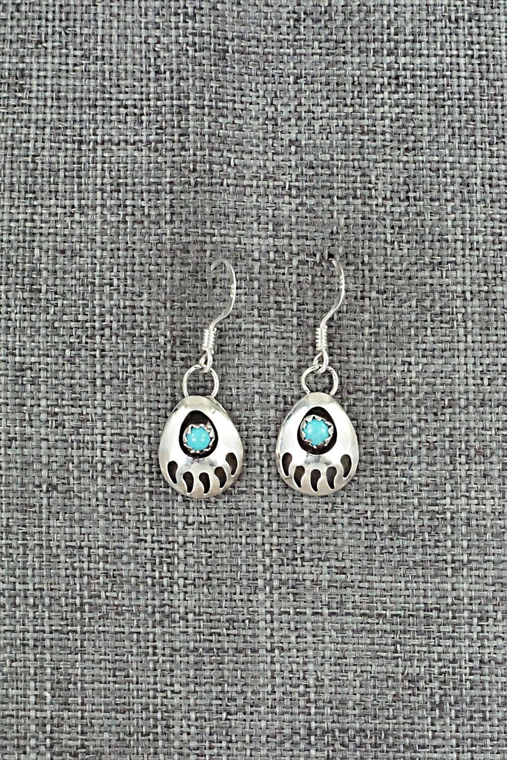 Turquoise & Sterling Silver Earrings - Janice Spencer