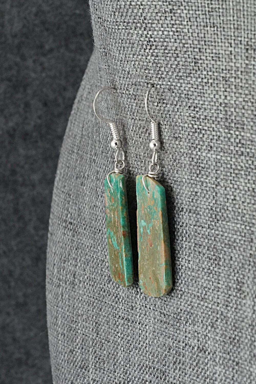 Turquoise & Sterling Silver Earrings - Tammy Nolcot
