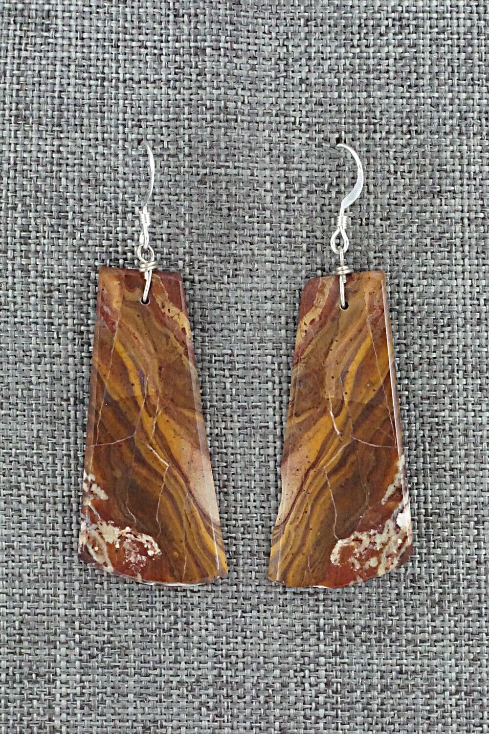 Wild Horse & Sterling Silver Earrings - Francis Garcia