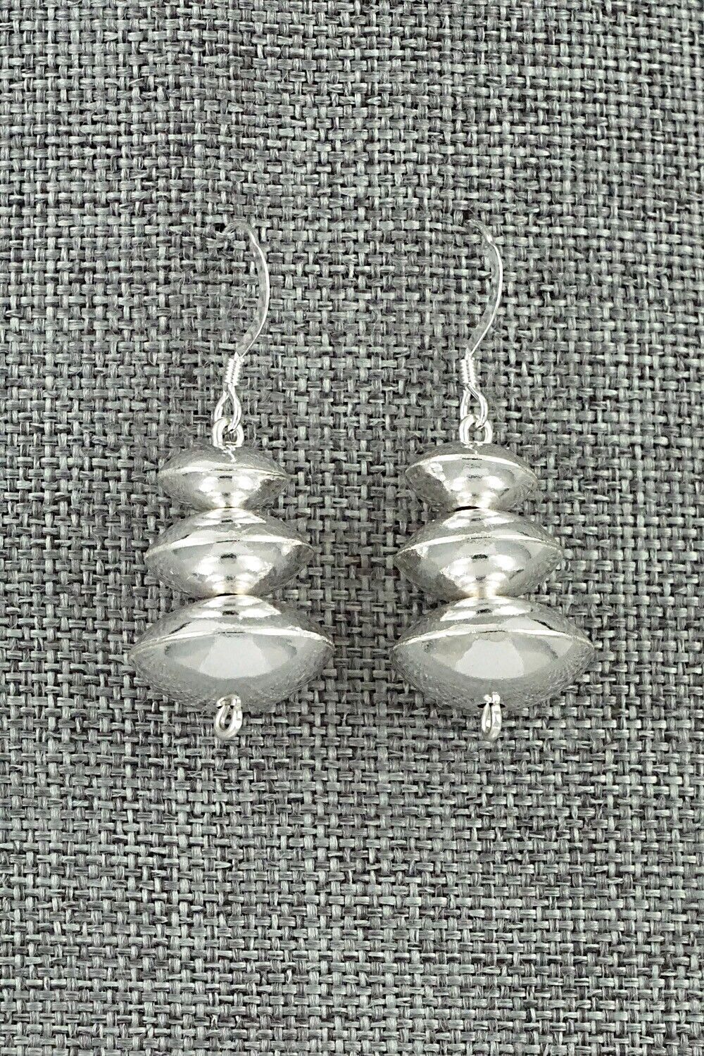 Sterling Silver Navajo Pearl Earrings - Preston Haley