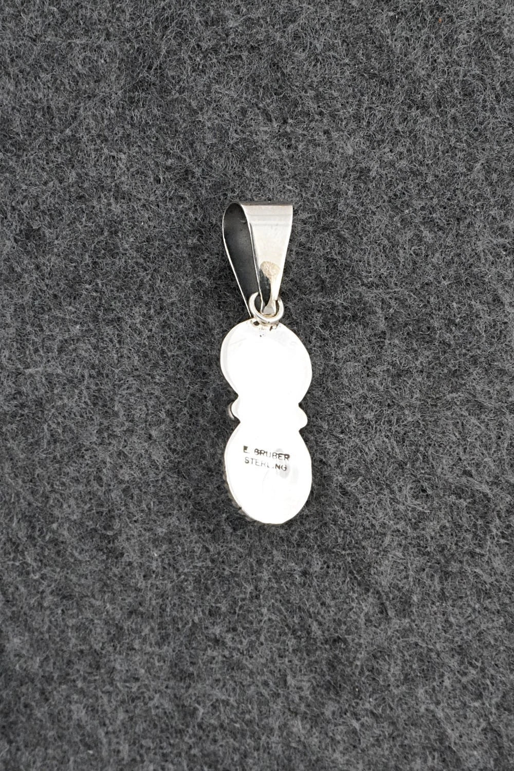 Turquoise & Sterling Silver Pendant - Eugene Gruber