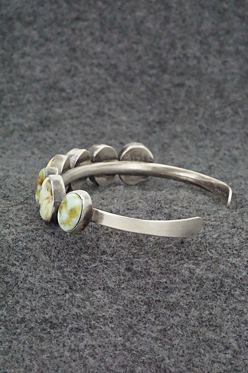 Variscite & Sterling Silver Bracelet - Tom Lewis