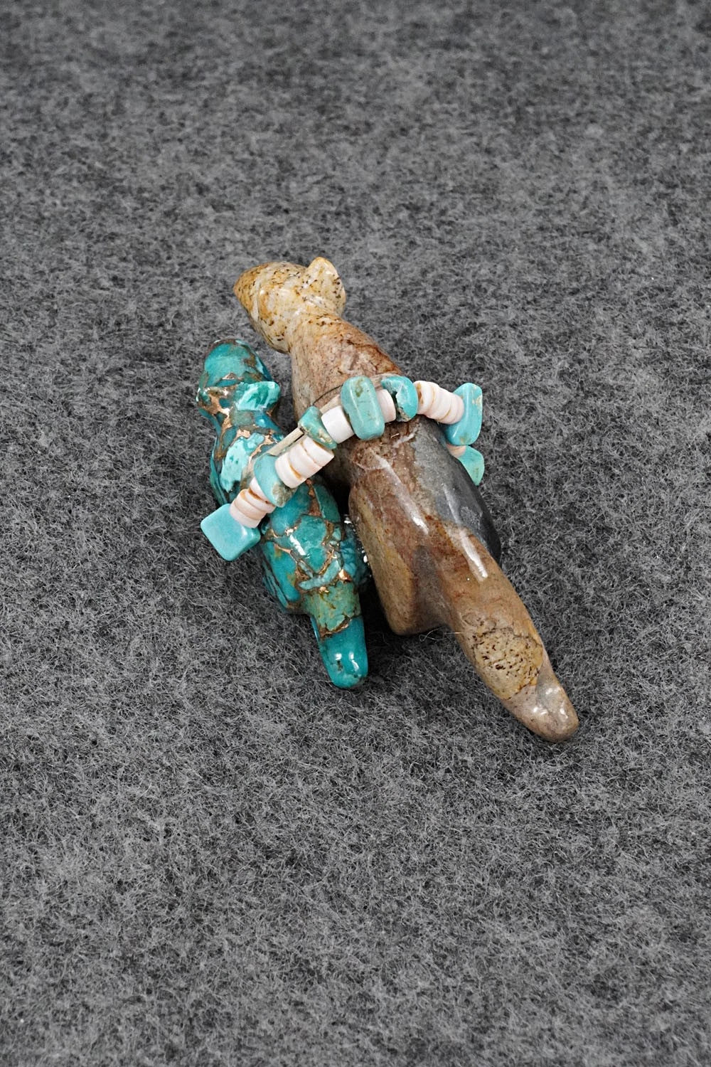 Mountain Lion Zuni Fetish Carving - Daisy Rose Leonard