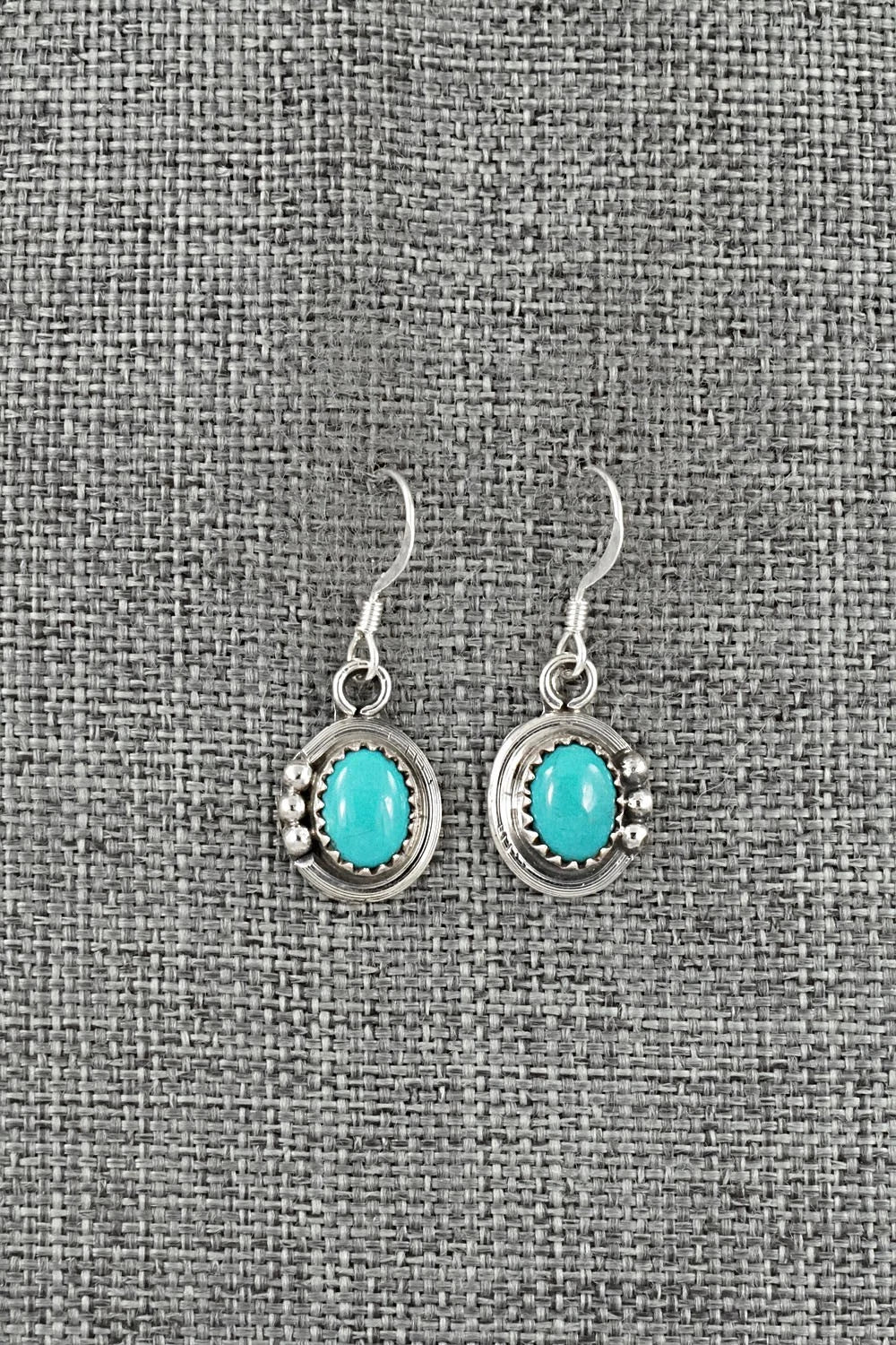 Turquoise & Sterling Silver Earrings - Rita Largo