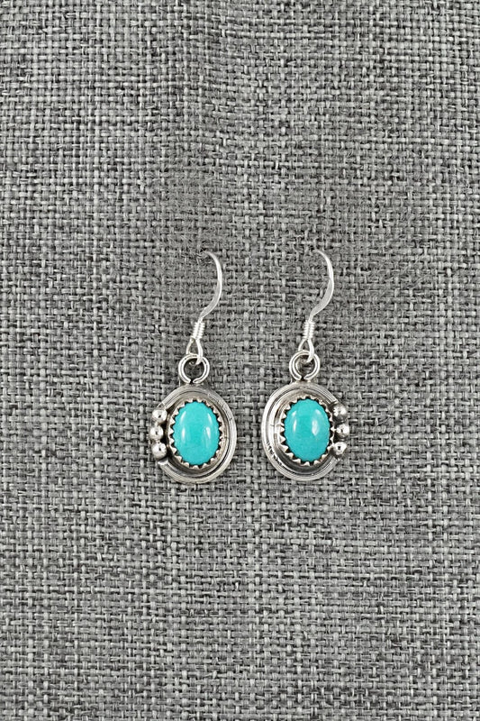 Turquoise & Sterling Silver Earrings - Rita Largo