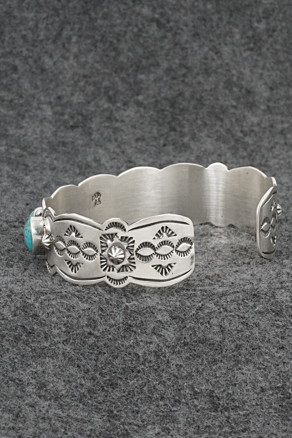 Turquoise & Sterling Silver Bracelet - Thomas Yazzie