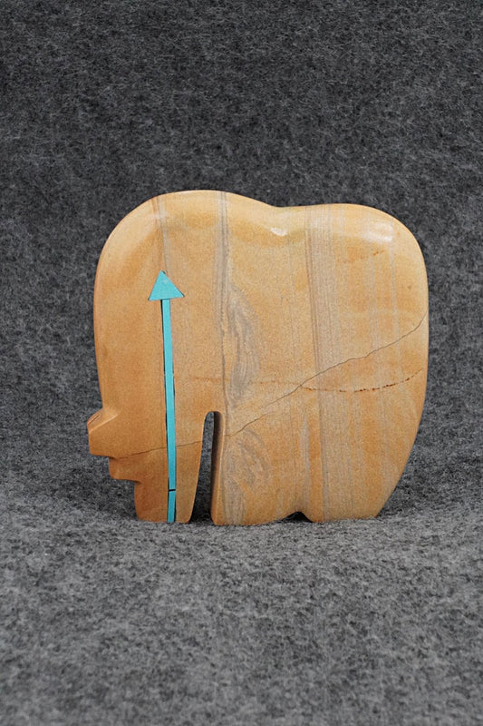 Bear Zuni Fetish Carving - Bernard Laiwakete