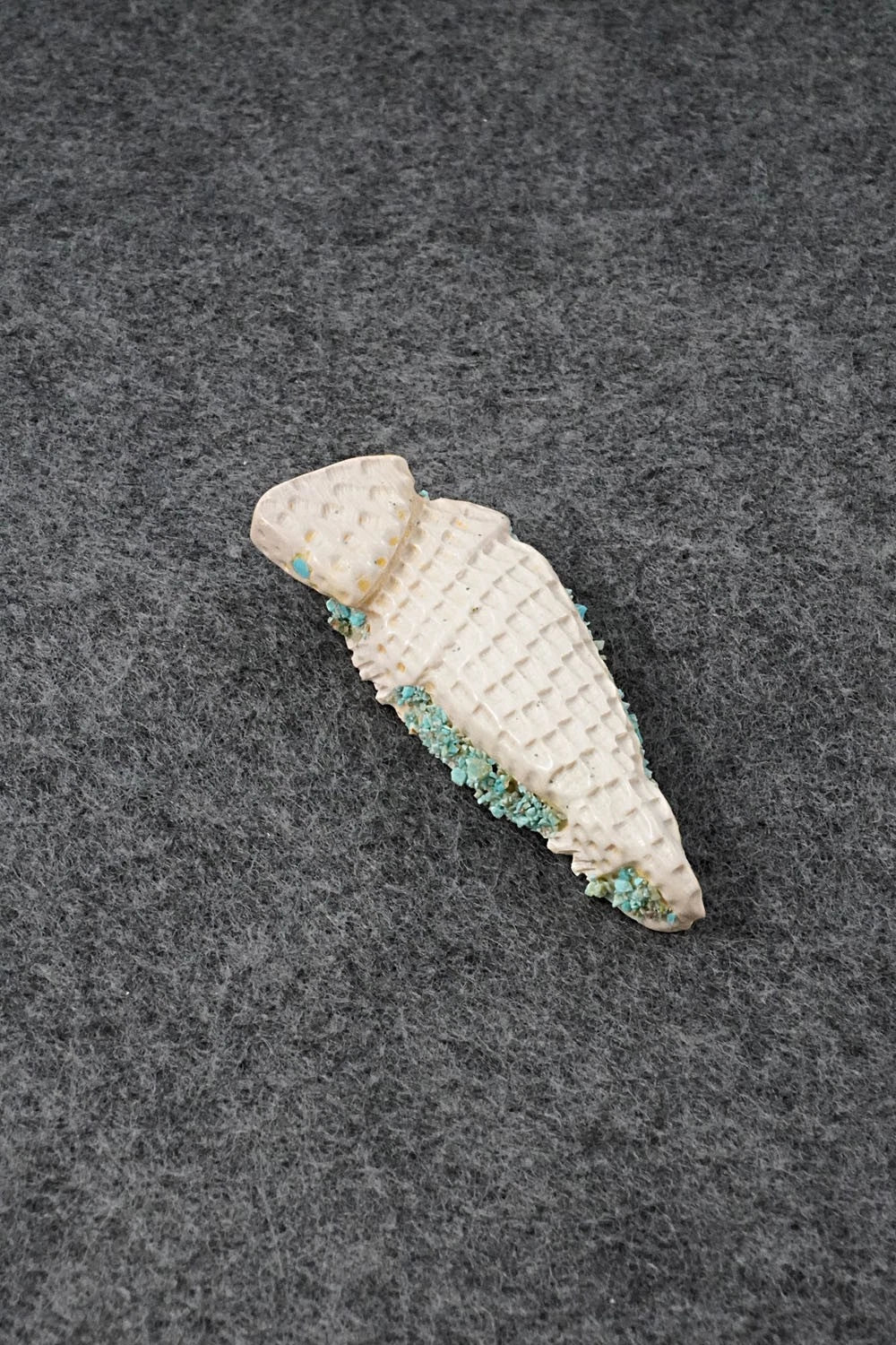 Horned Toad Zuni Fetish Carving - Jensen Charlie