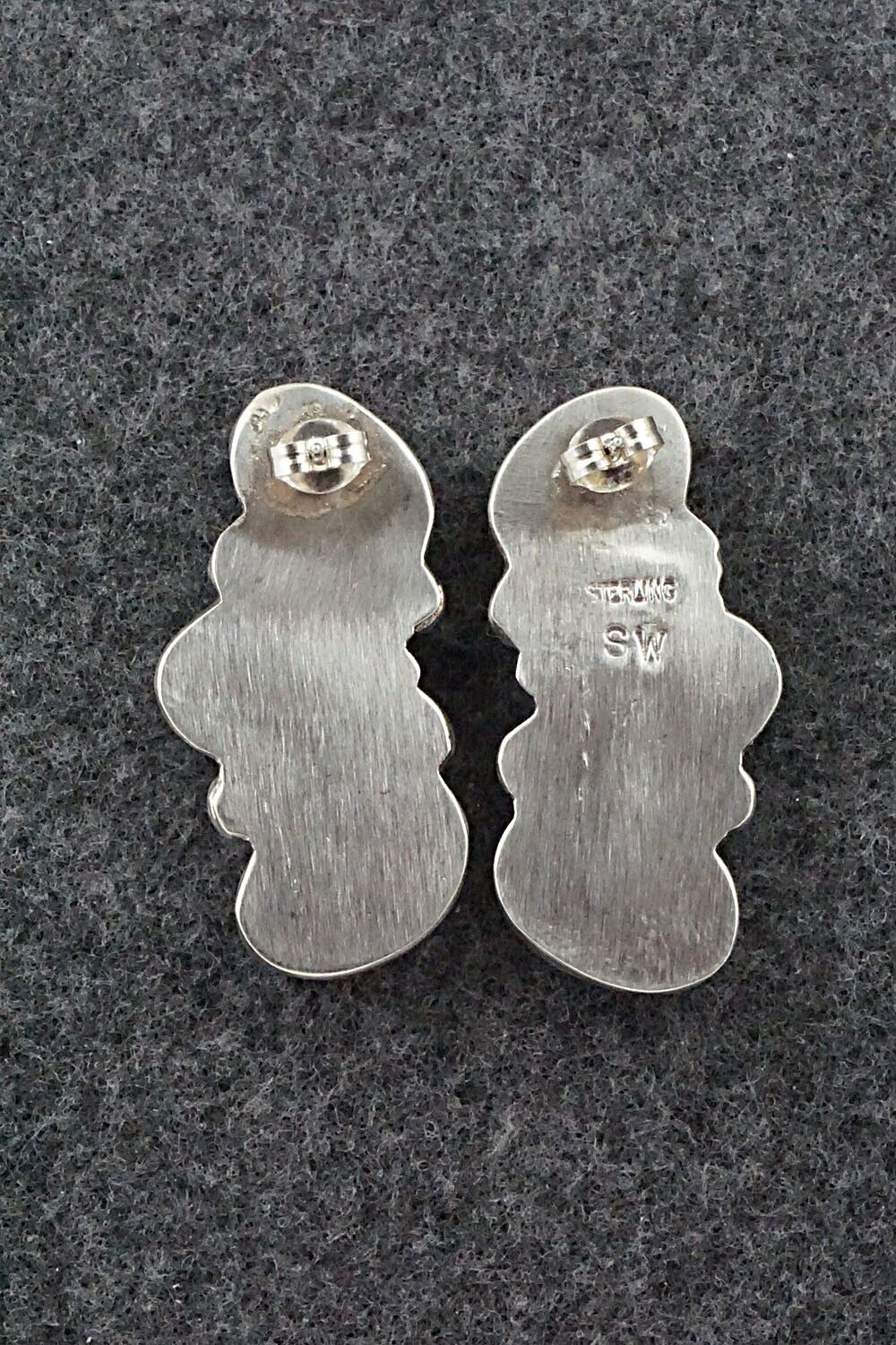 Turquoise & Sterling Silver Earrings - Selina Warner