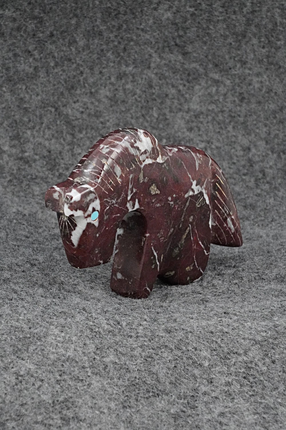 Horse Zuni Fetish Carving - Kenric Laiwakete